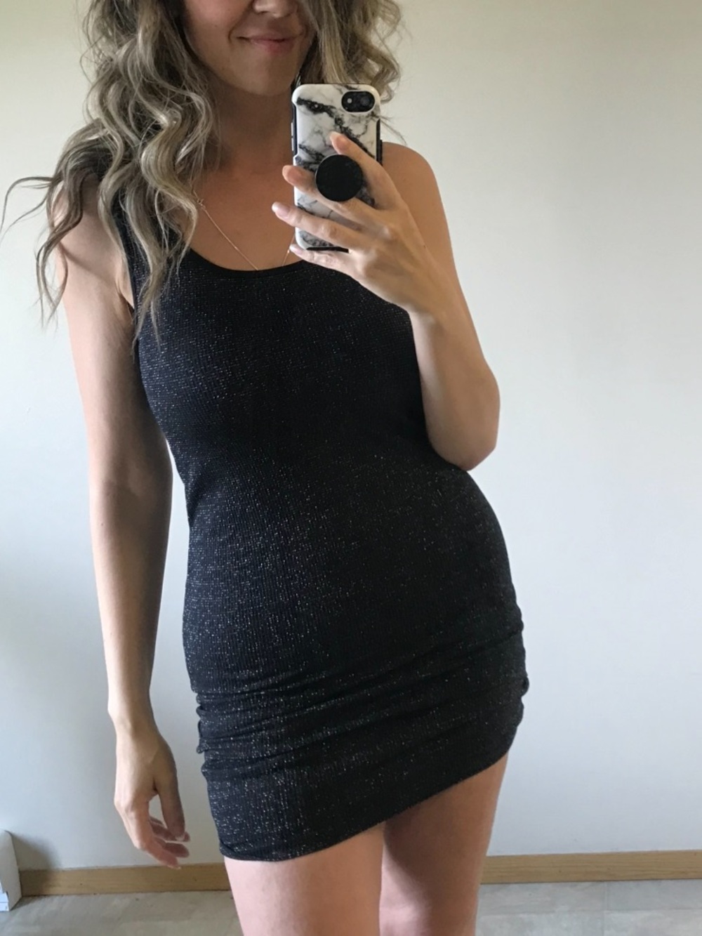 Zara Trafaluc Sparkly Metallic Scoop Neck Mini Dress Bodycon Y2K Glam Xmas 90s